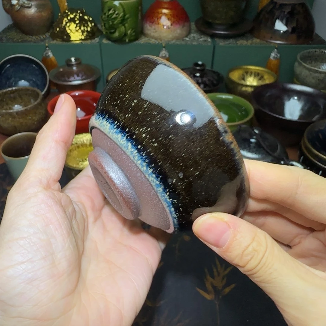 茶盏微瑕建盏，介意勿拍