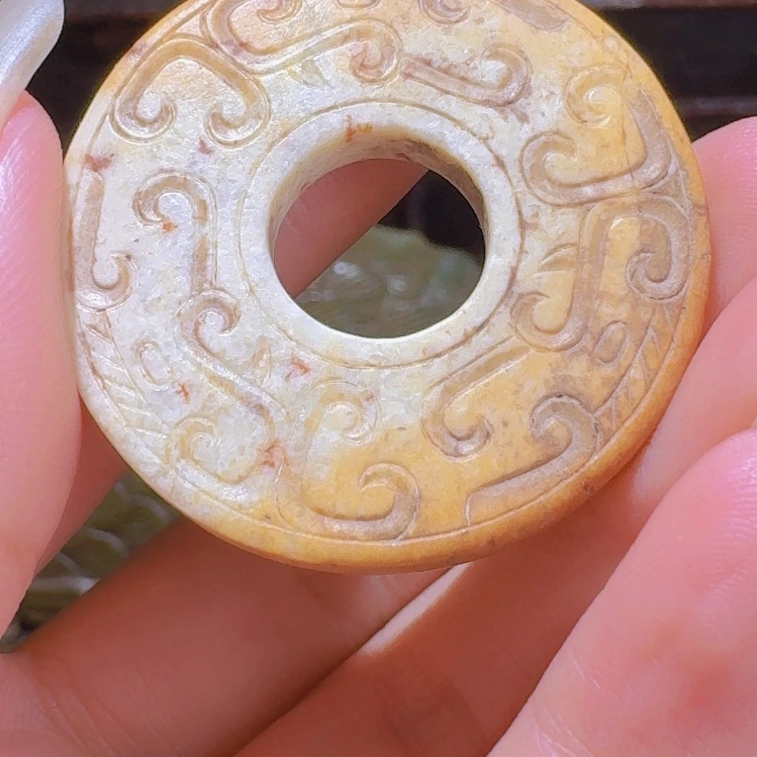 用***3和田玉未镶嵌挂件