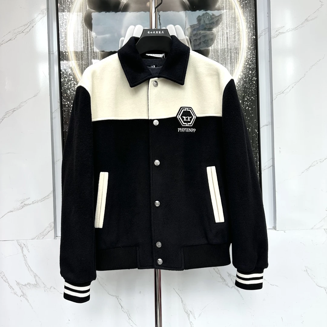 阔【PP外套】新款潮流秋冬季夹克外套男士休闲百搭棉服高奢外套8086