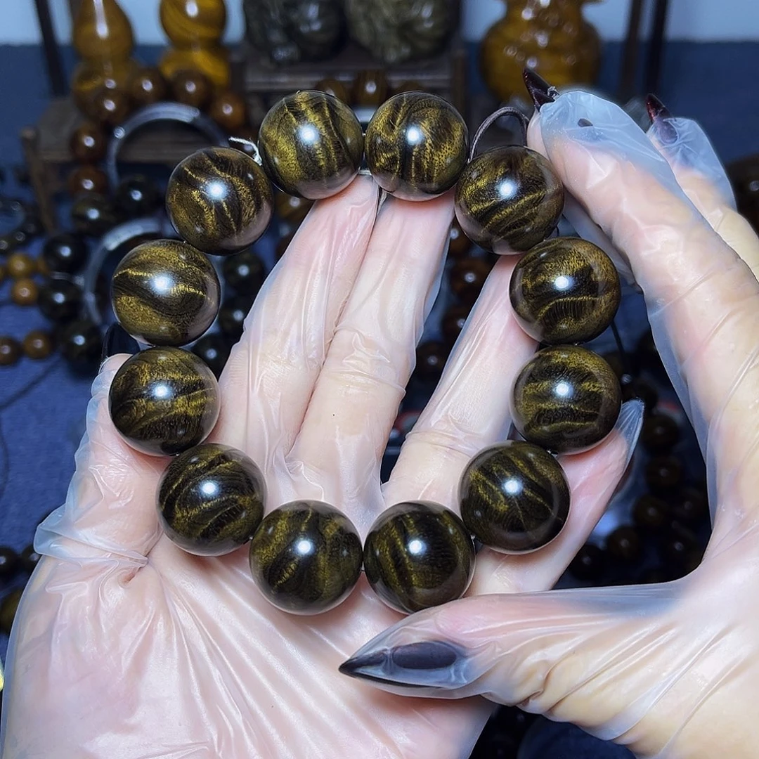 手串/手链楠木（金丝楠）现*2.0阴沉龙胆