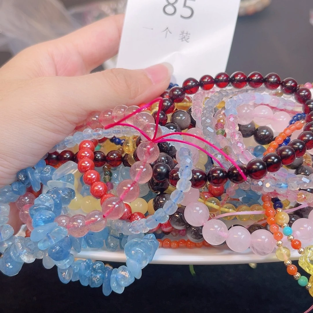 水晶珠宝半成品未镶嵌85 。