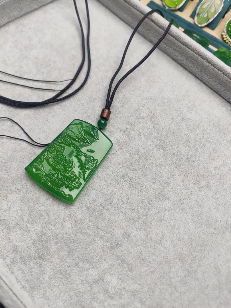 玉髓大山水牌百搭