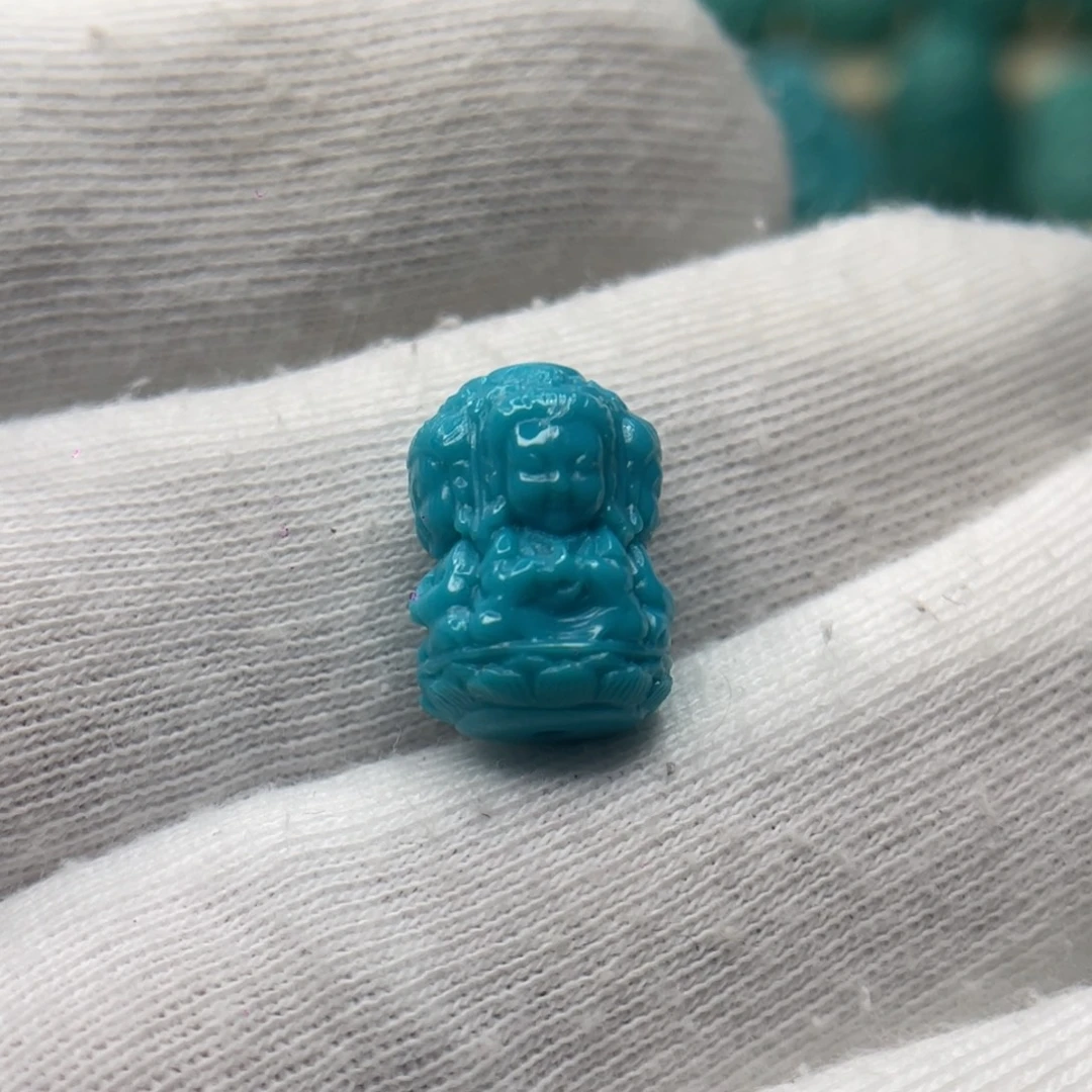 绿松石未镶嵌颈饰卡10.5-15.2-8.6