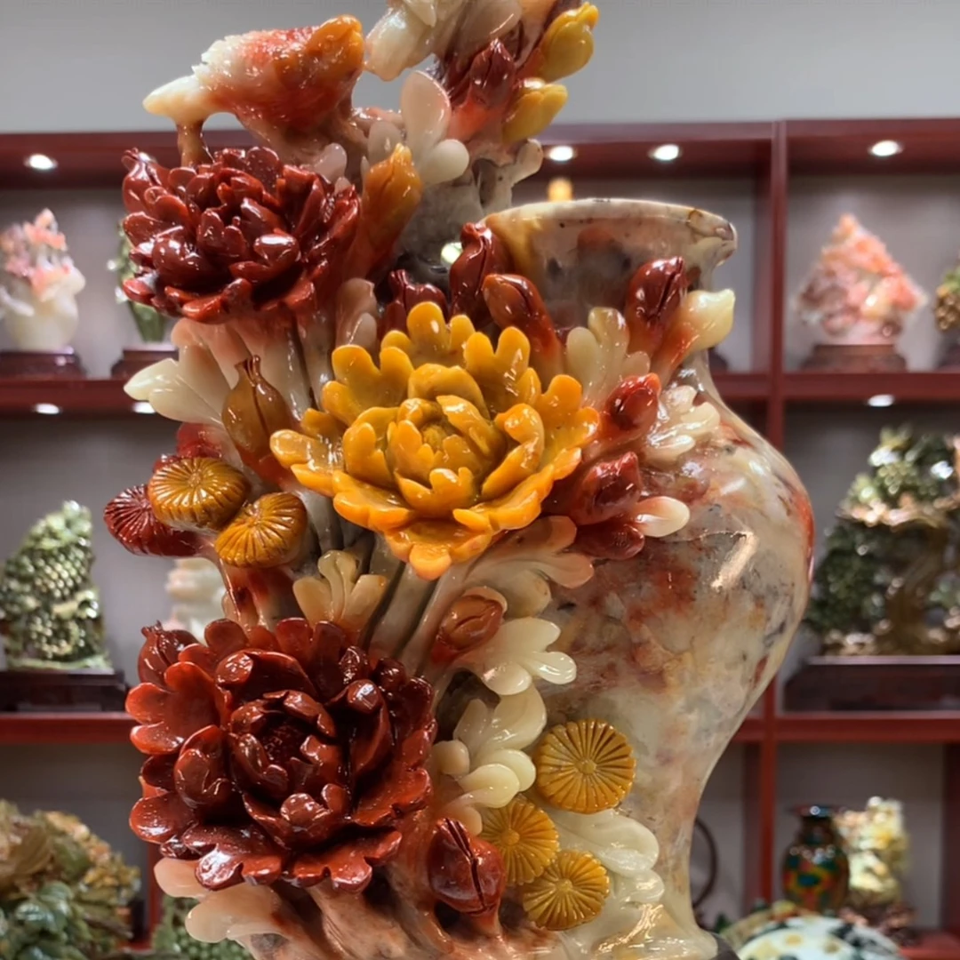 6116家居装饰创意中式玄关山水摆件