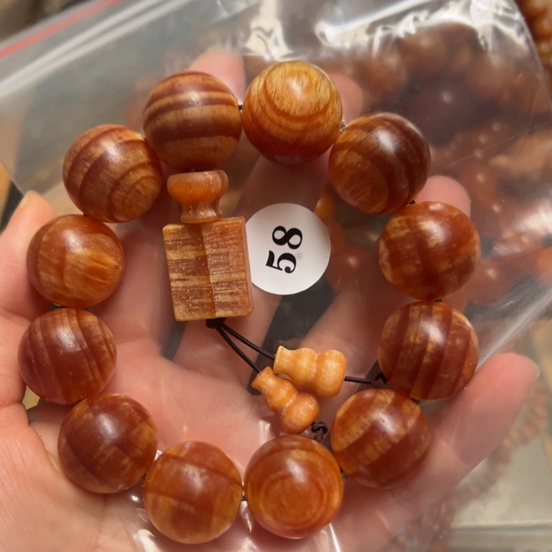 松木（琥珀木）手串/手链58号2.0三通