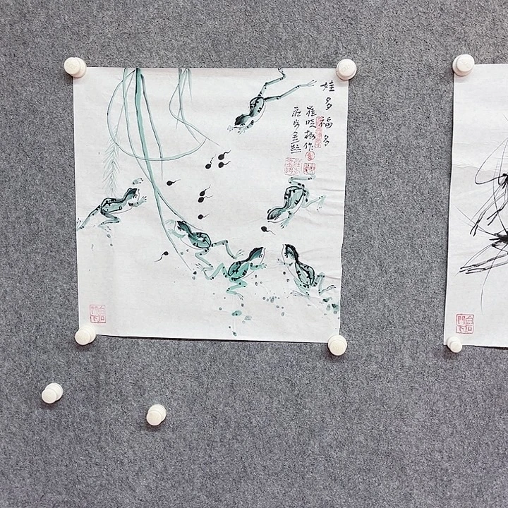 书法崔晓梅绘画作品
