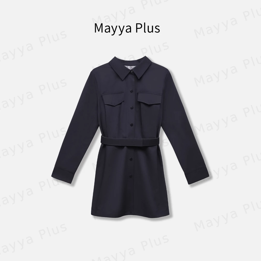 【圣马丁】Mayya Plus麦芽定制韩版流光风百搭风衣宽松外套32536716