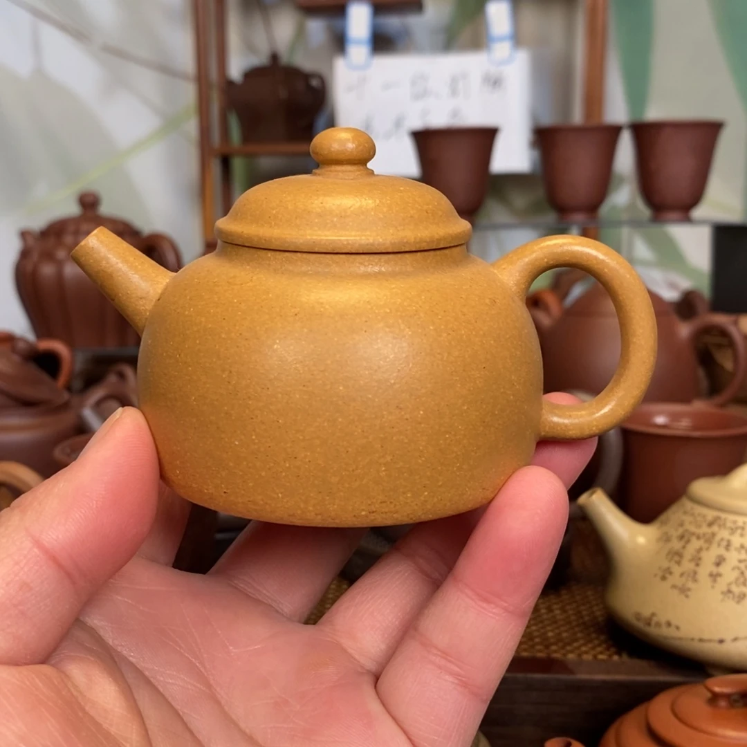 紫砂茶壶薄胎黄金段