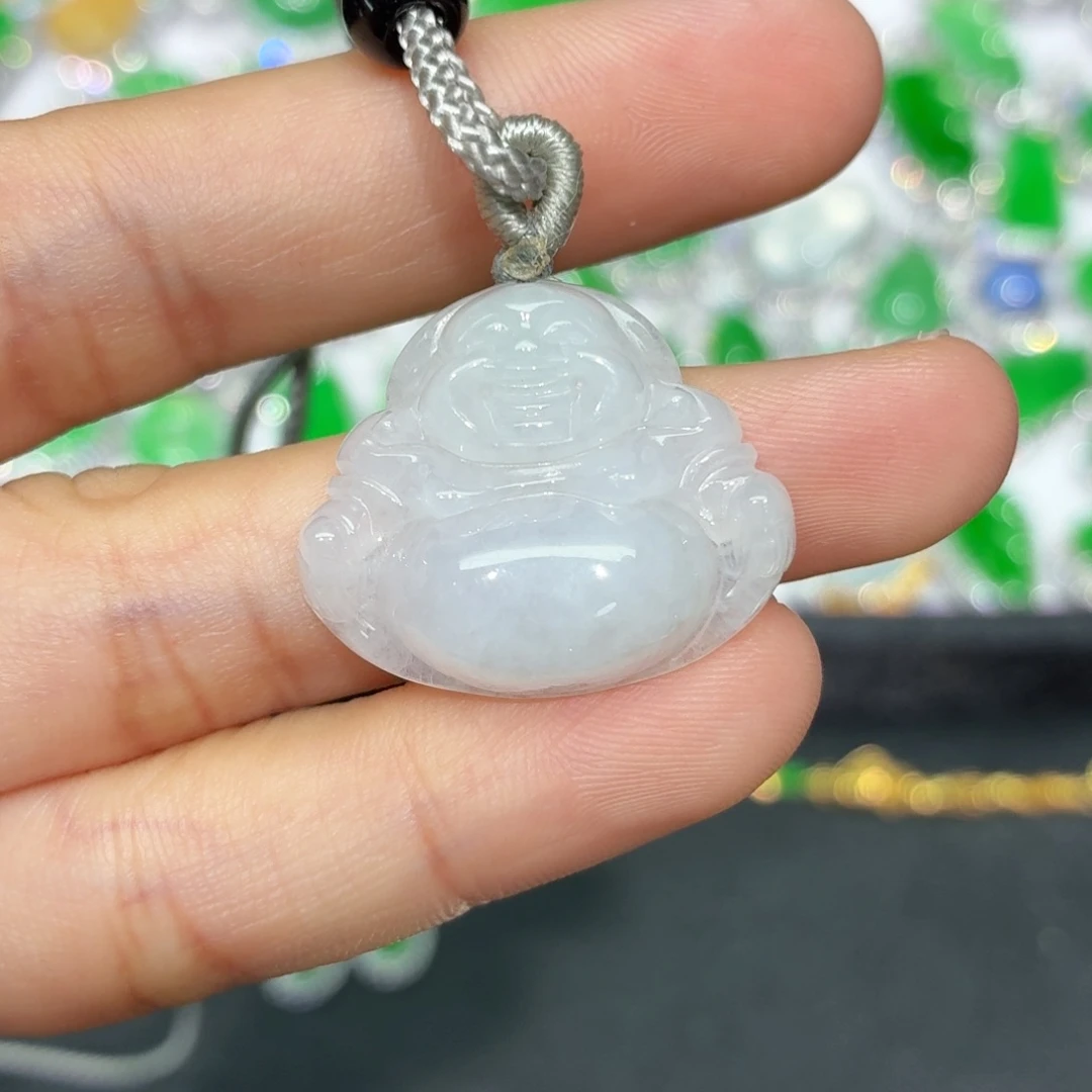 翡翠18K金镶嵌颈饰翡翠