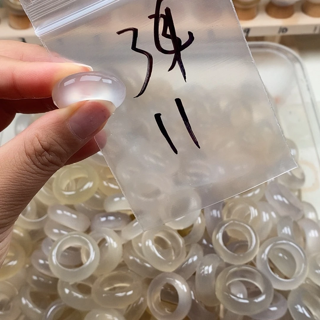 未镶嵌戒指玛瑙/玉髓