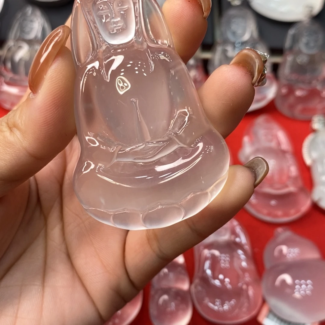 郑***）石英质玉未镶嵌吊坠