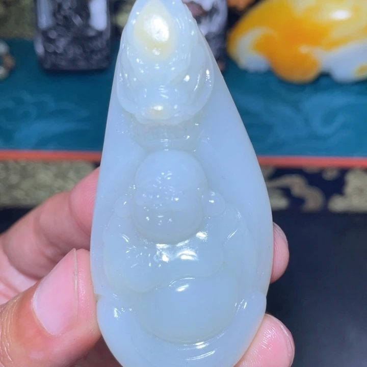 和田玉未镶嵌颈饰J