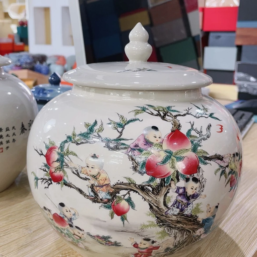 【闪购商品】罐陶瓷茶叶罐密封罐