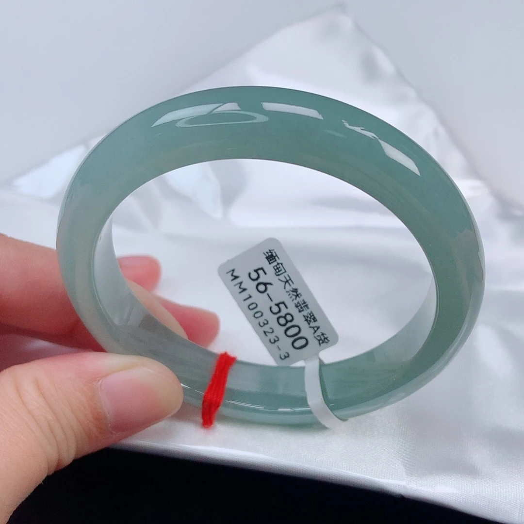 未镶嵌手镯翡翠56正圈