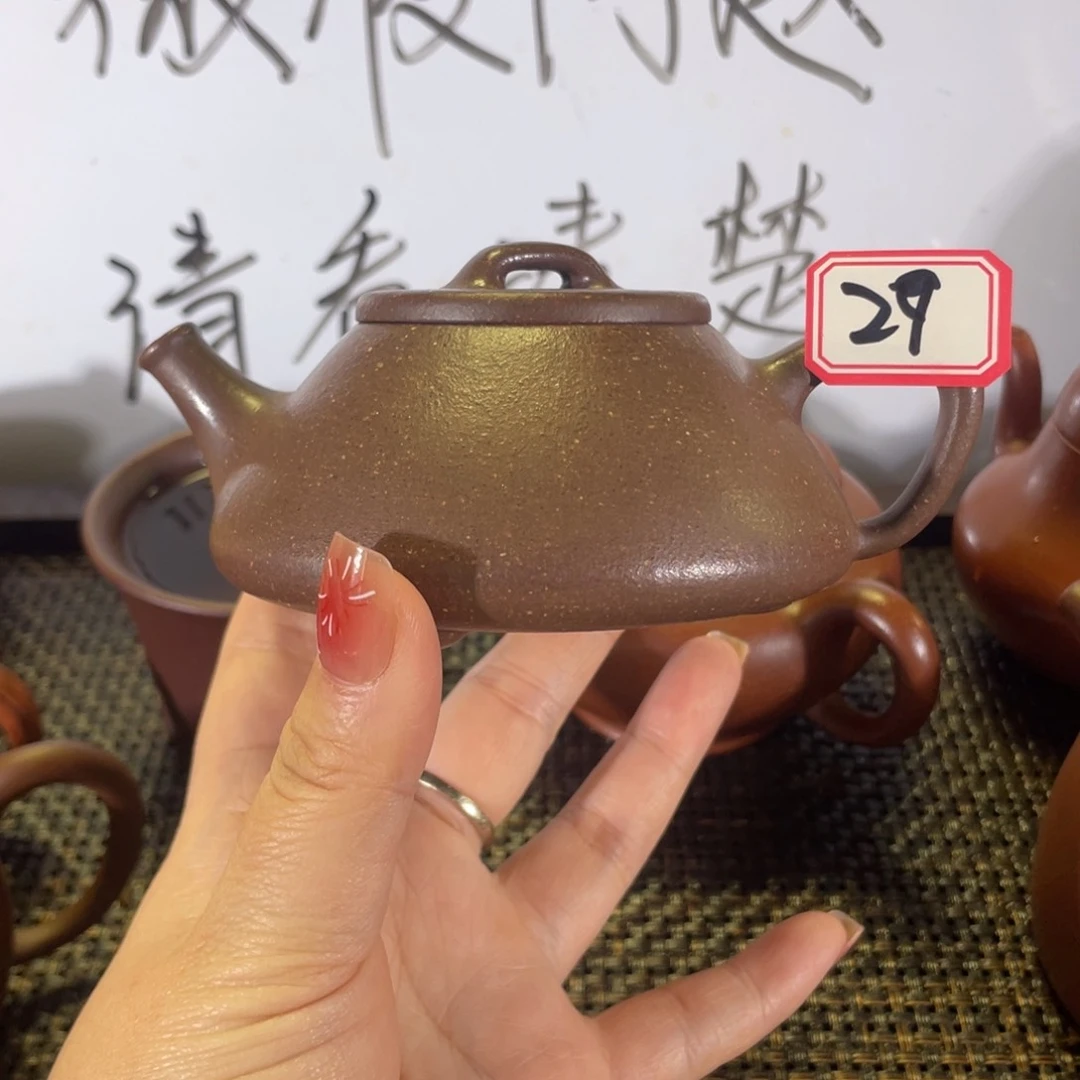 紫砂茶壶人**义心舟子冶全手