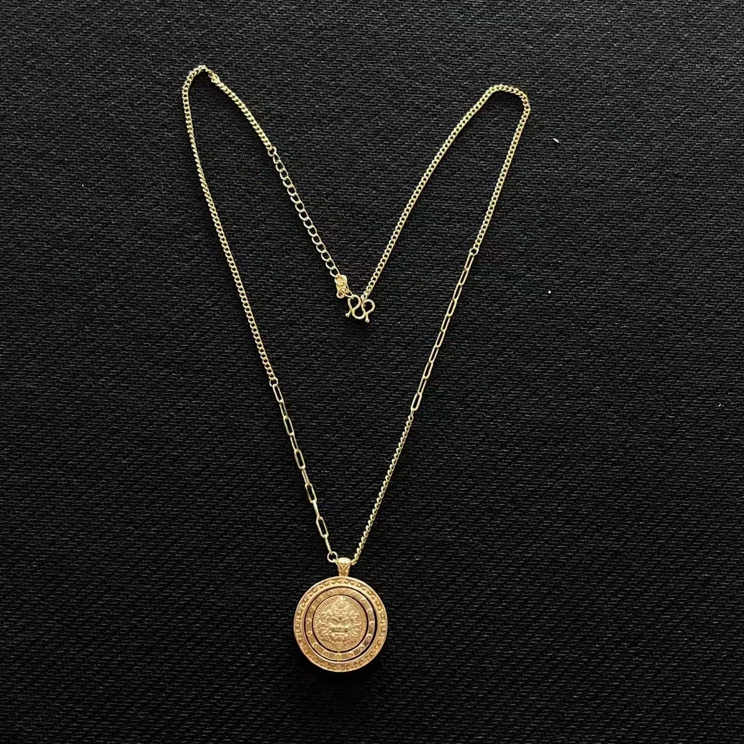 合金吊坠 黄财神铜吊坠