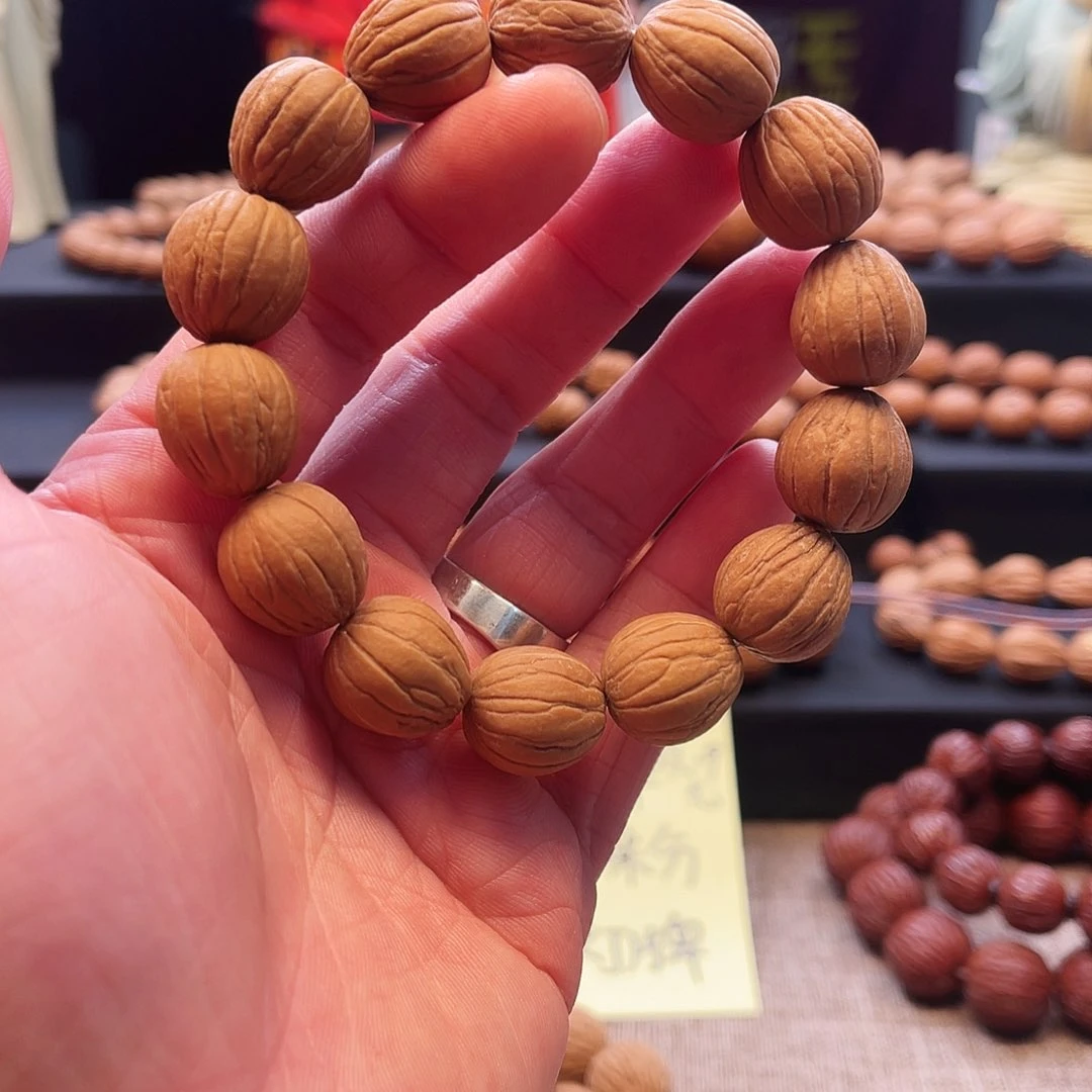 猴头核桃手串小***李佛瓜