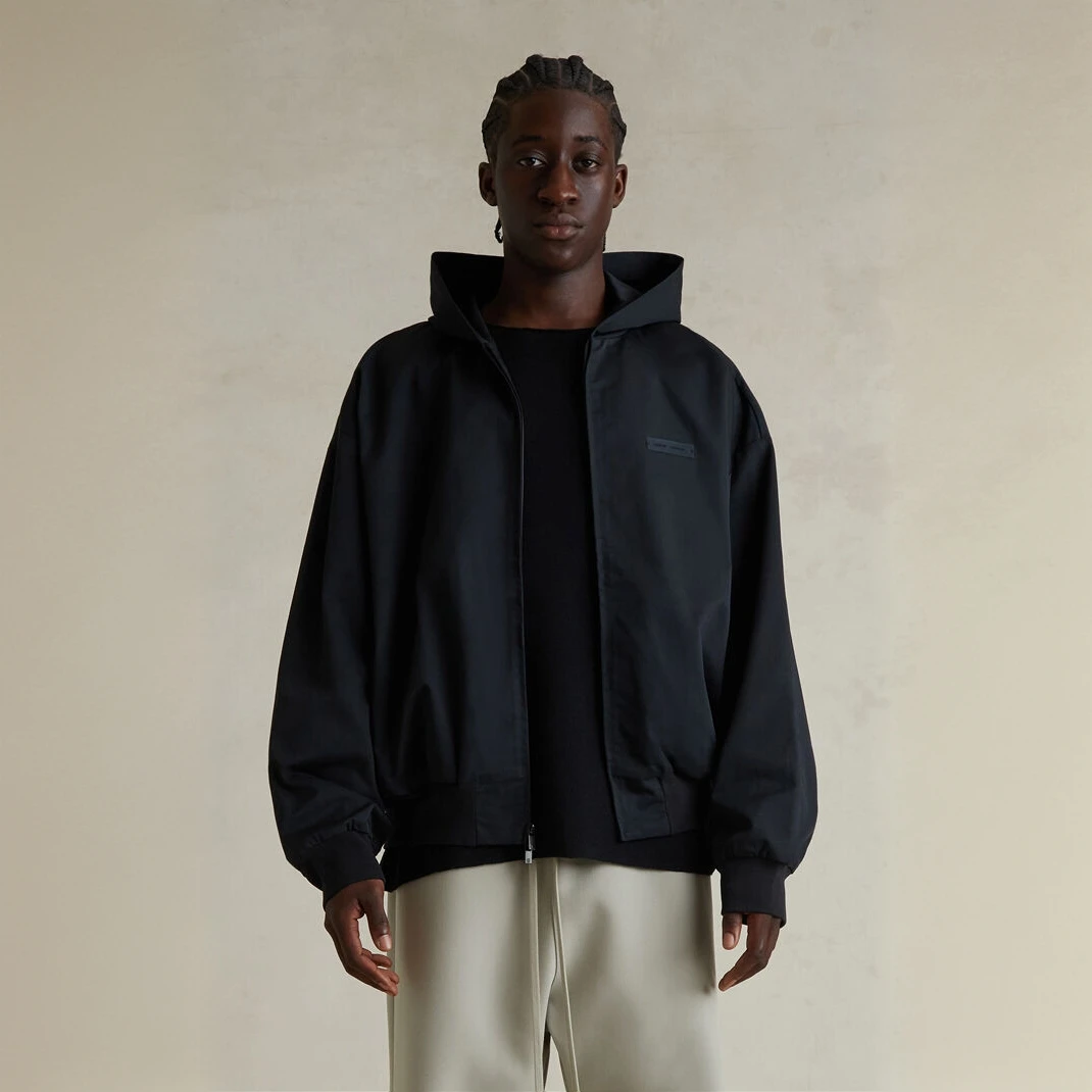 ESSENTIALS FEAR OF GOD 2025 Spring 美式重磅休闲开衫拉链卫衣