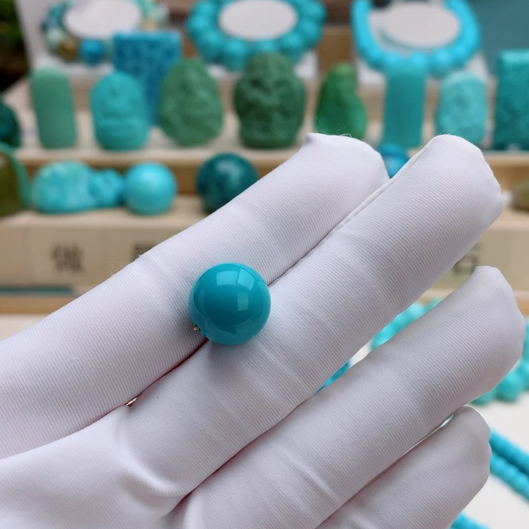 绿松石未镶嵌挂件