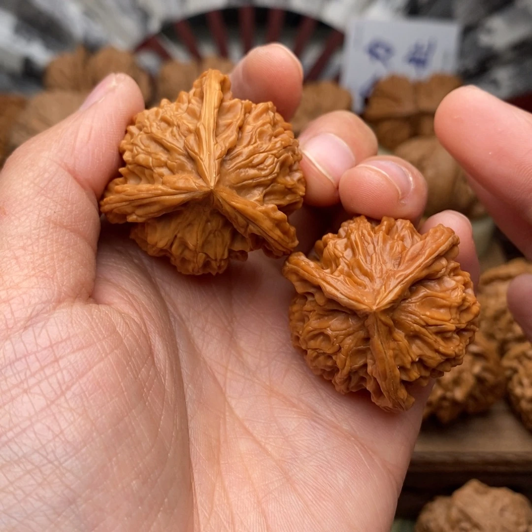 把件文玩核桃309号35盘山