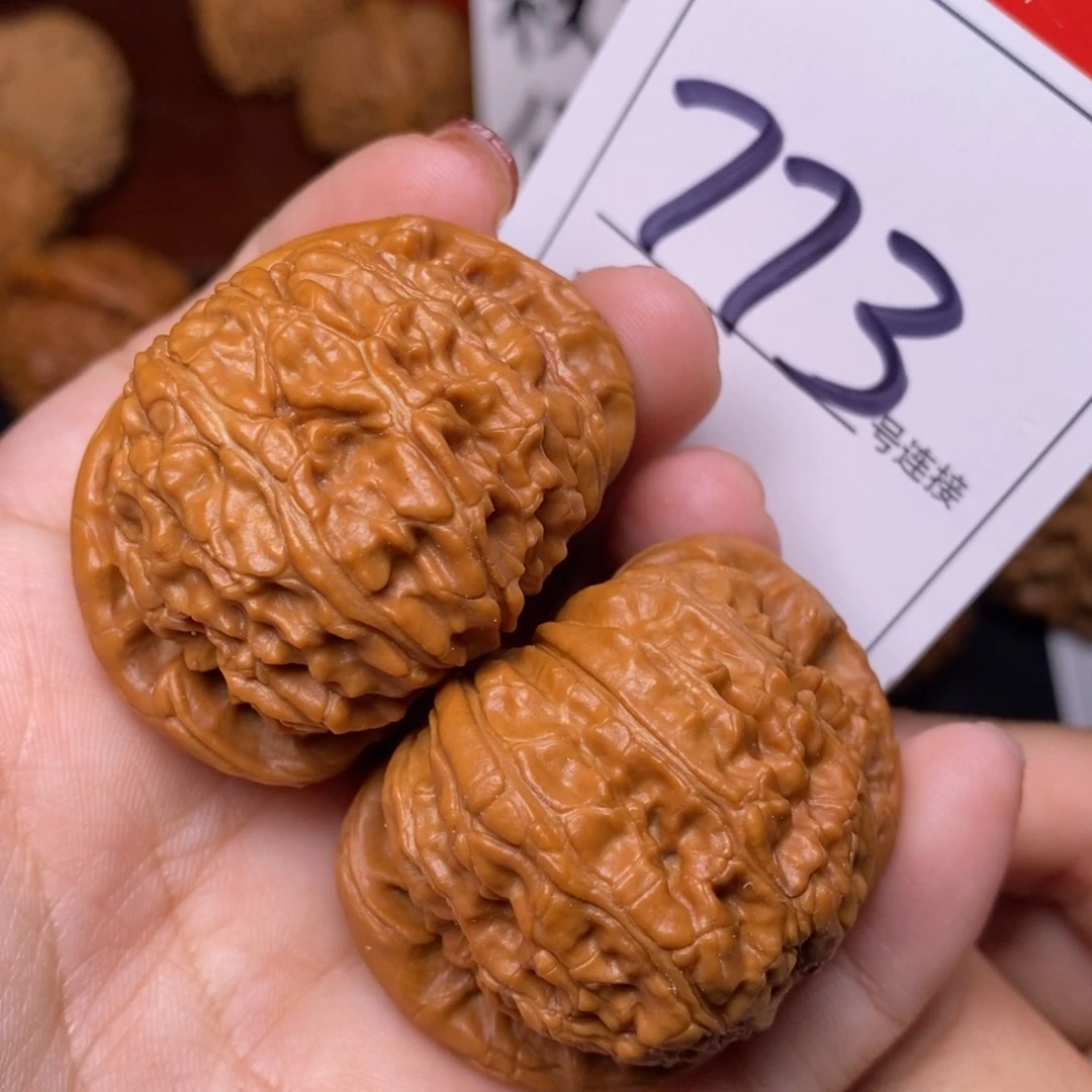 文玩核桃把件773闷尖狮子头4,4