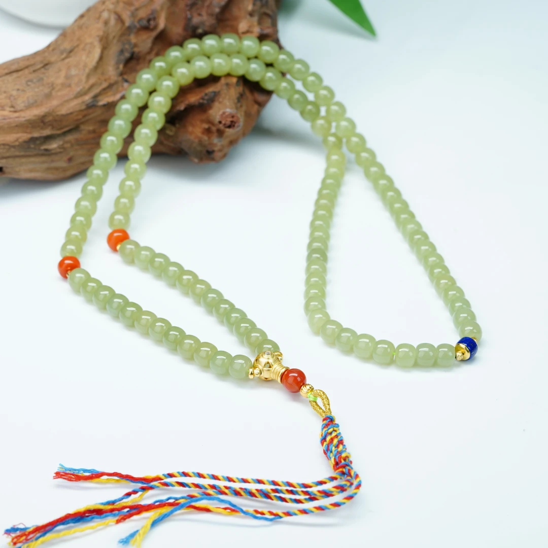 【小北严选】和田玉DIY项链约6*5mm【多样性发一件】AH09X769