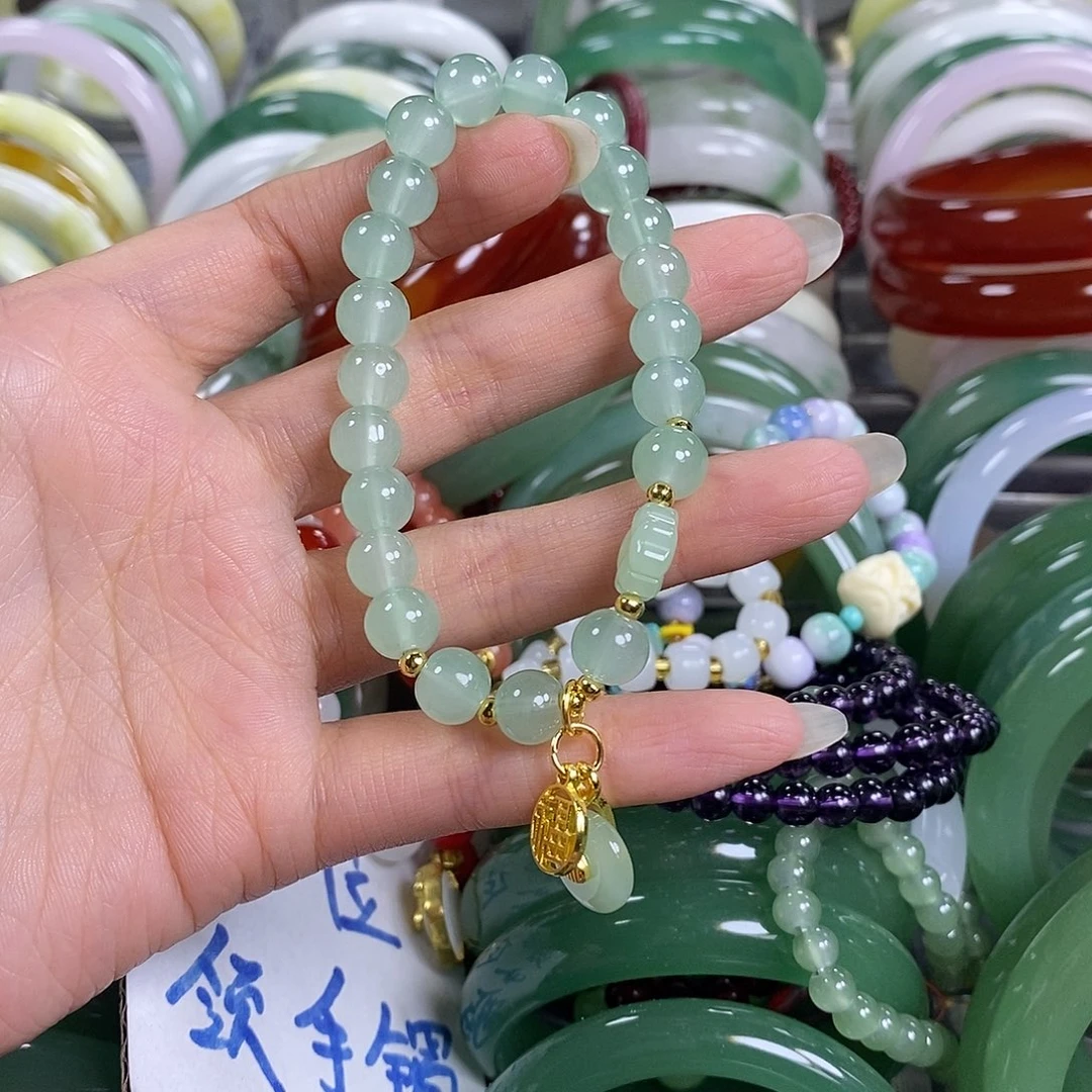 石英质玉手链未镶嵌