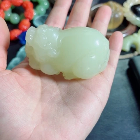 把件白玉菩提一个一个