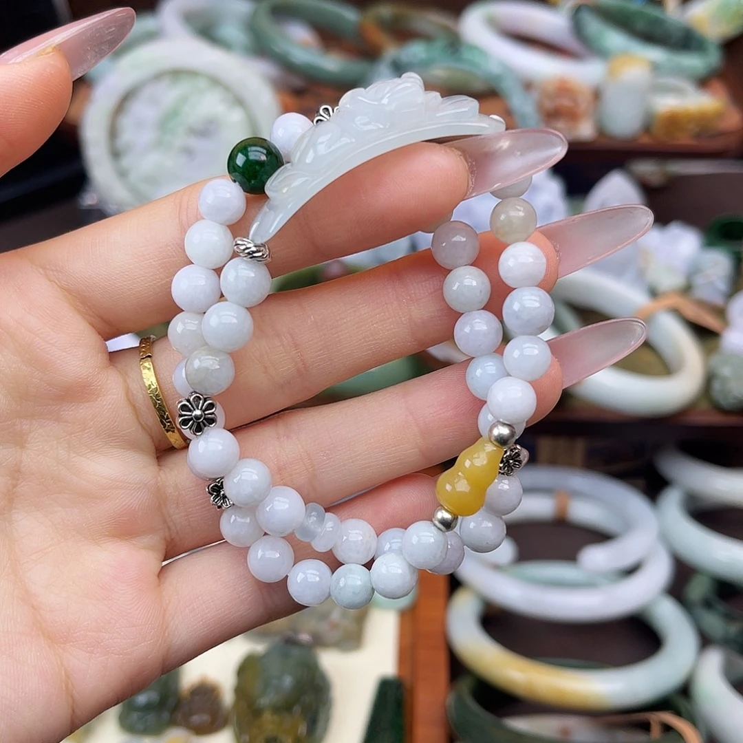 翡翠未镶嵌手链手链