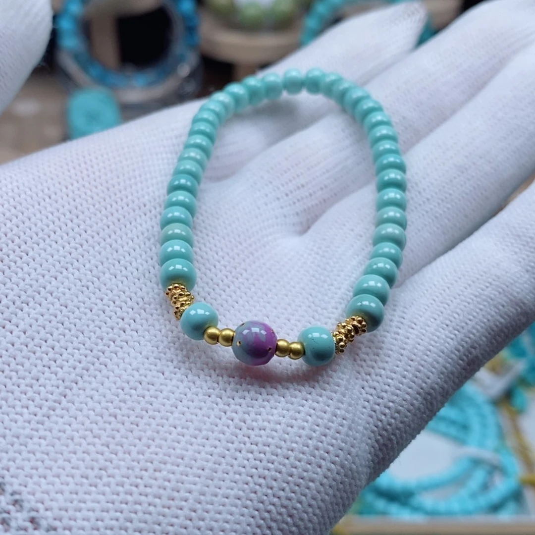 未镶嵌绿松石手链