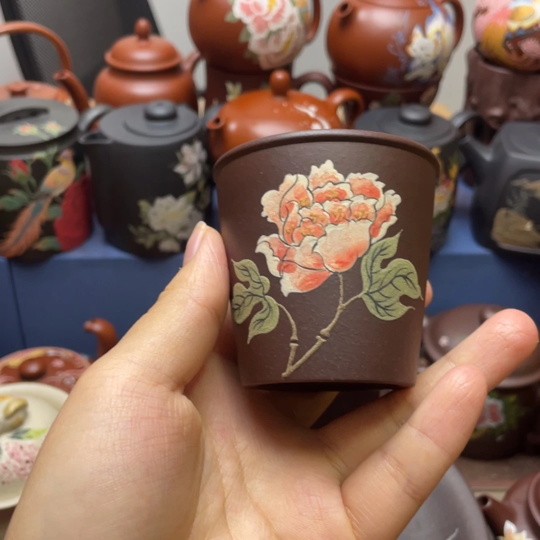 茶杯紫砂紫砂主人杯100cc