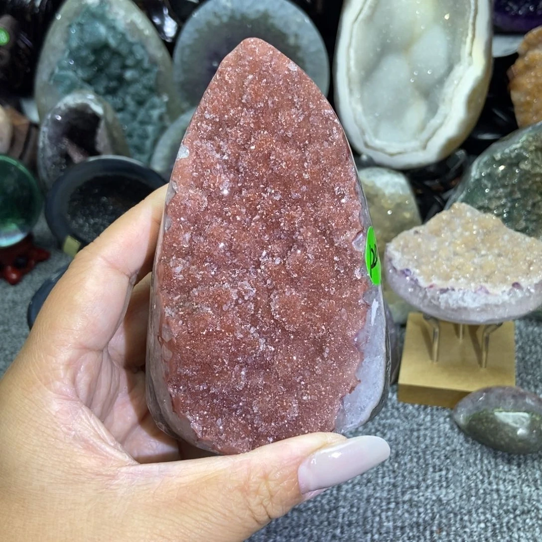 紫晶摆件未镶嵌水晶