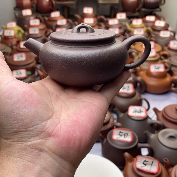 茶壶紫砂宜兴紫砂半手工