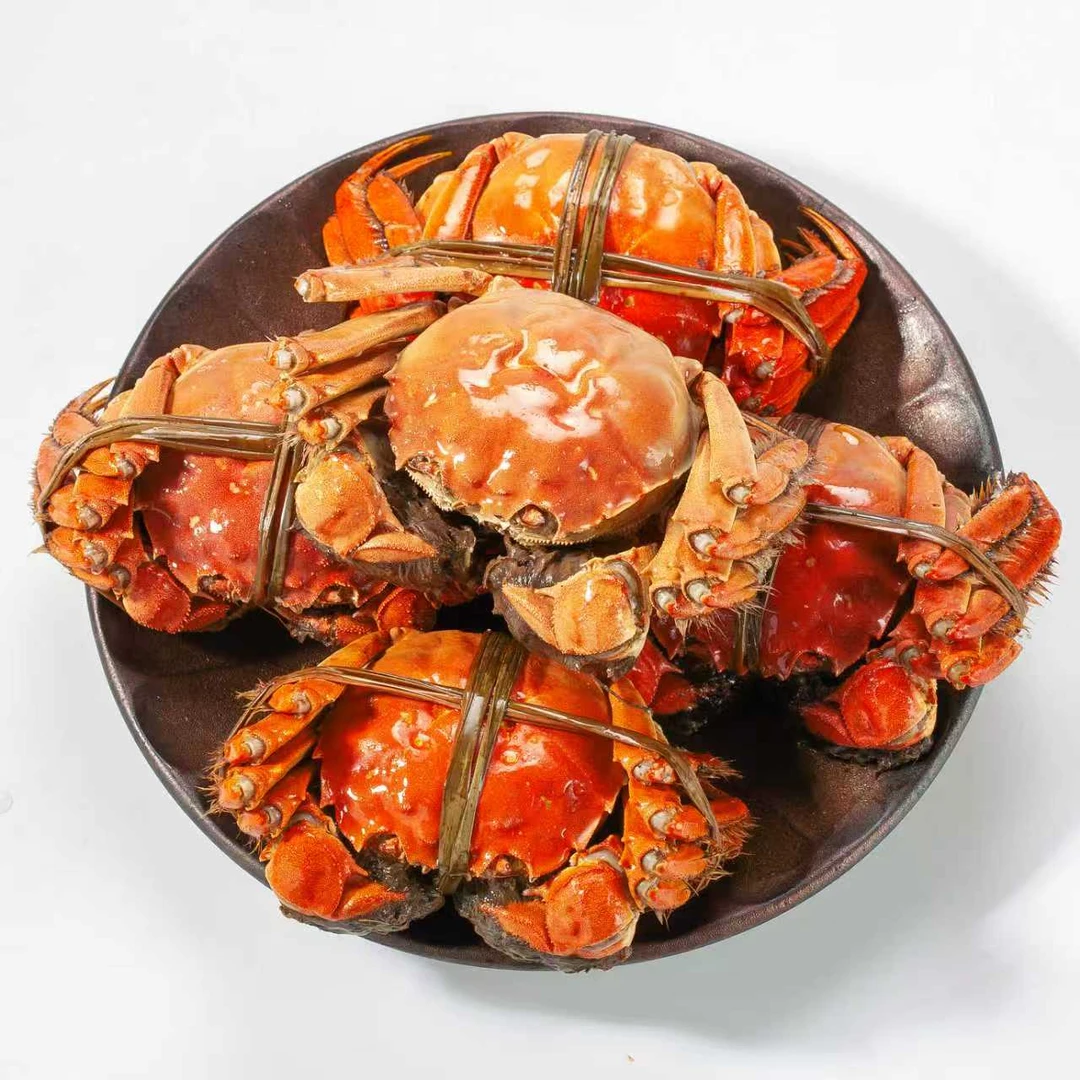 【活蟹】江苏大闸蟹公蟹6.0-5.7两+母蟹5.0-4.7两 礼盒装活蟹现发 顺丰/京东发货 买3对送1对共8只T2