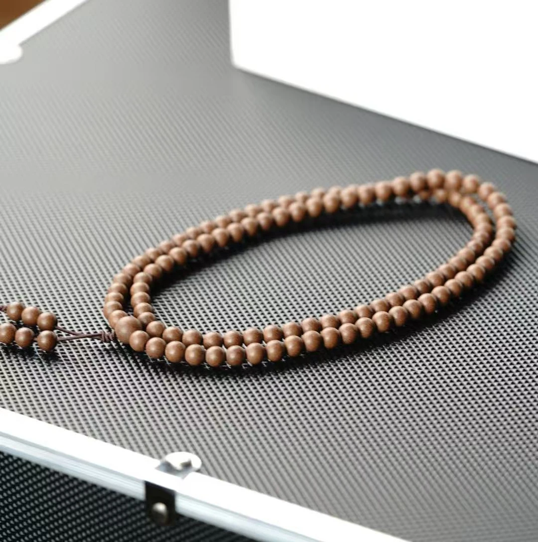 【珊木居】HXZ1526 鹅梨合香珠0.6*108颗圆珠多圈手串