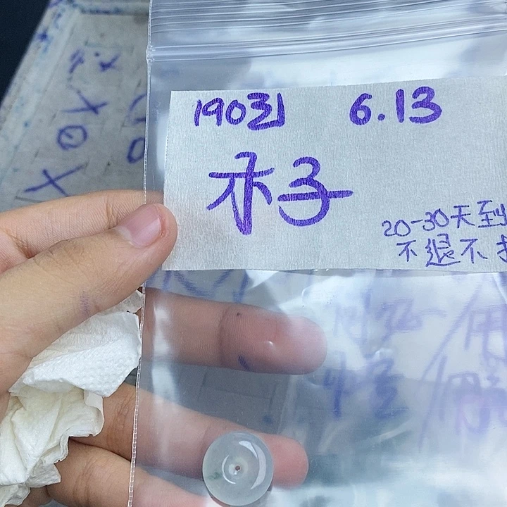 定制翡翠未镶嵌木**鱼拍一发一
