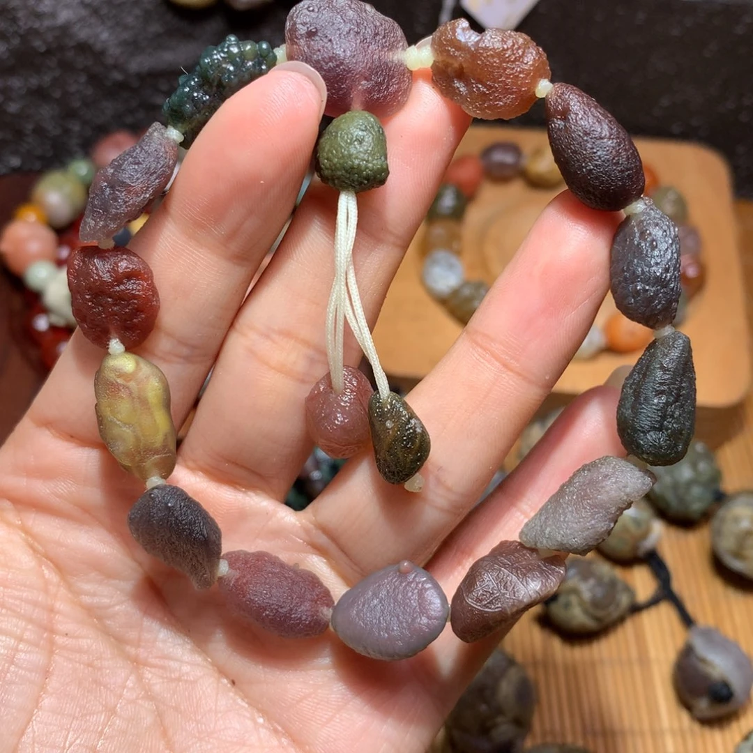 未镶嵌玛瑙/玉髓珠宝半成品