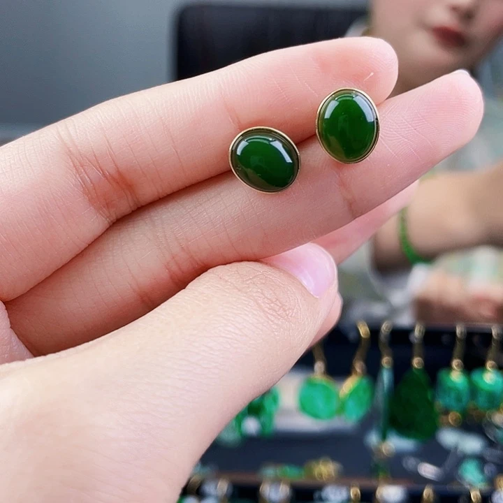 和田玉珠宝奇石银S925镶嵌