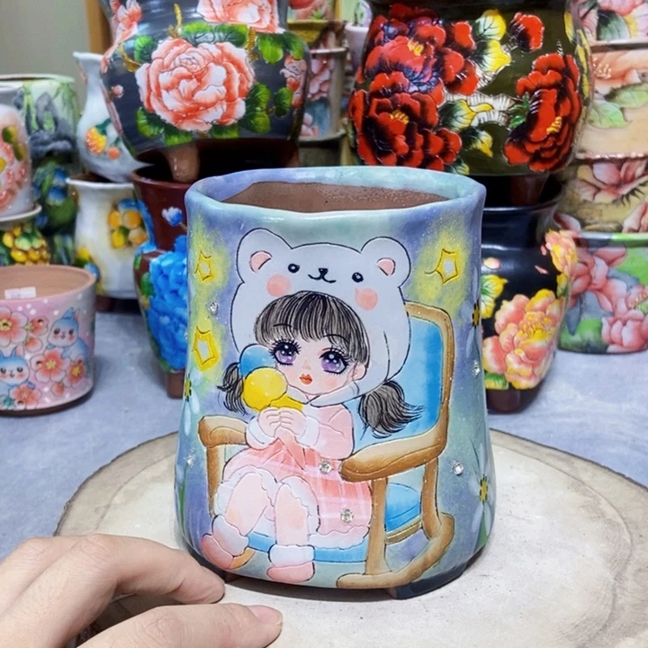景德镇艺术手绘作品