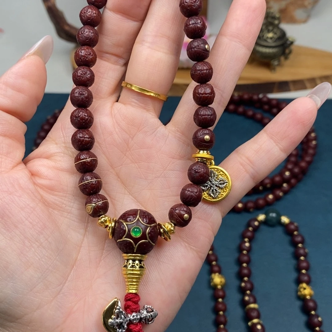 凤眼菩提手串手持金钉简配8.3