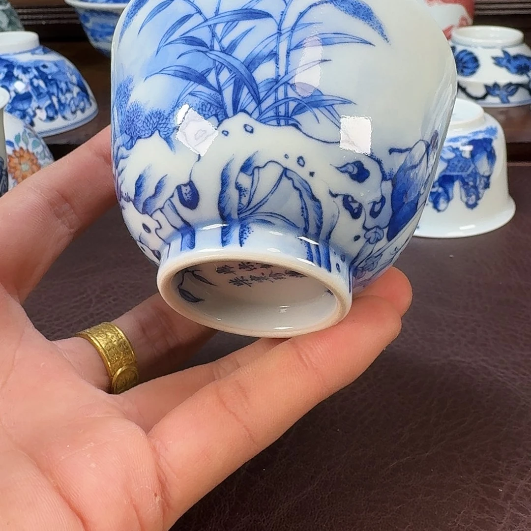 瓷片卖***的当代景德镇陶瓷手绘茶具