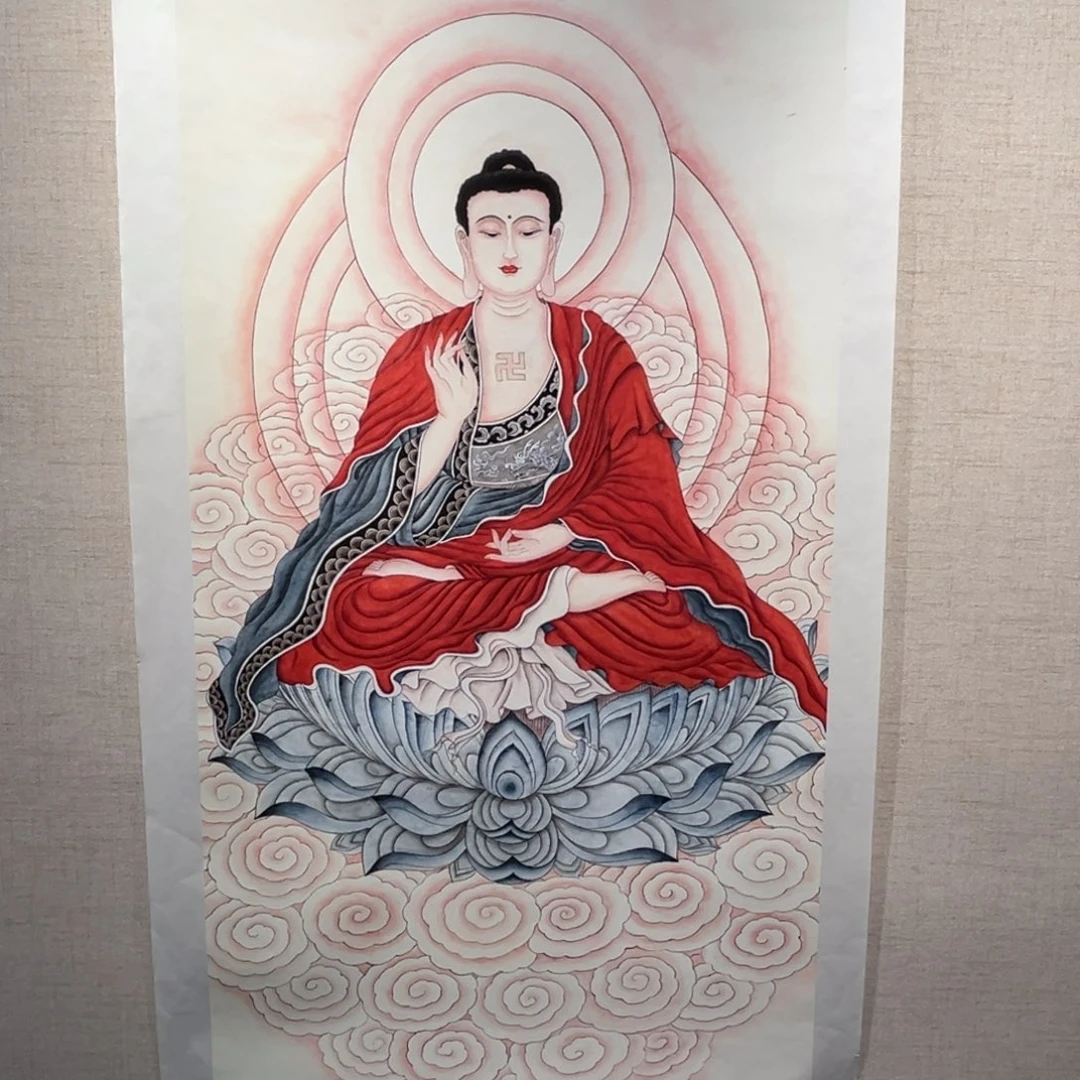 国画李老师释迦摩尼佛