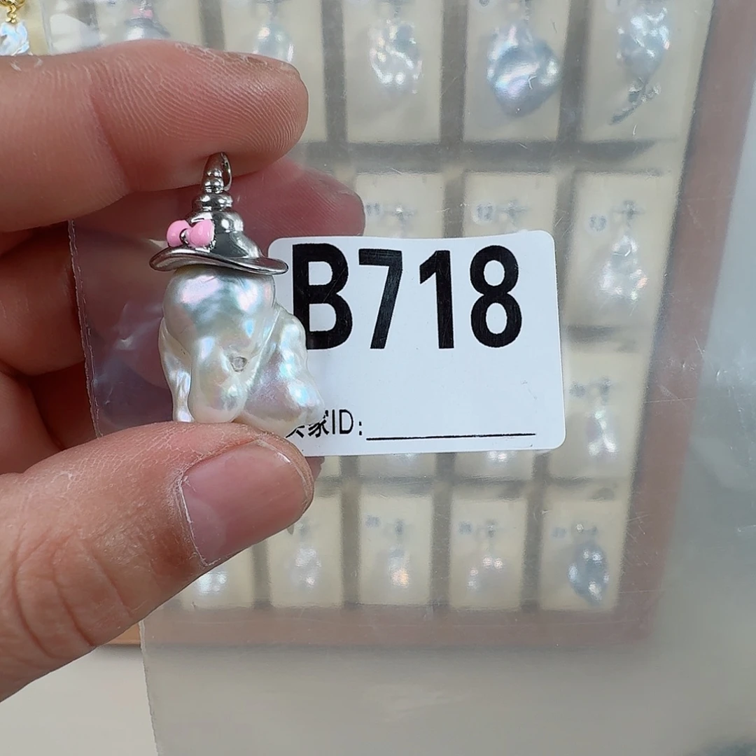 合金淡水珍珠颈饰