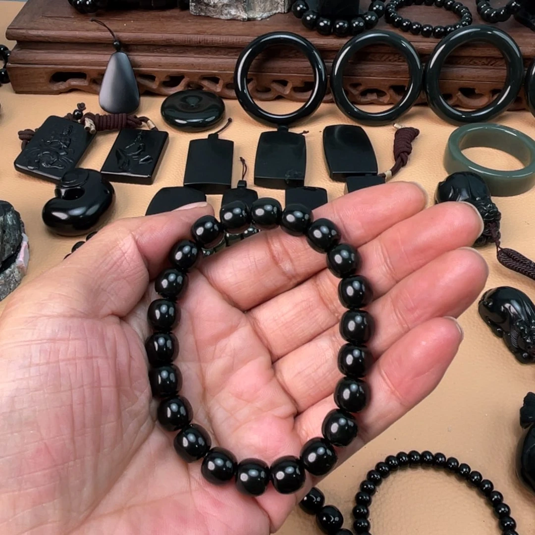 和田玉未镶嵌手链