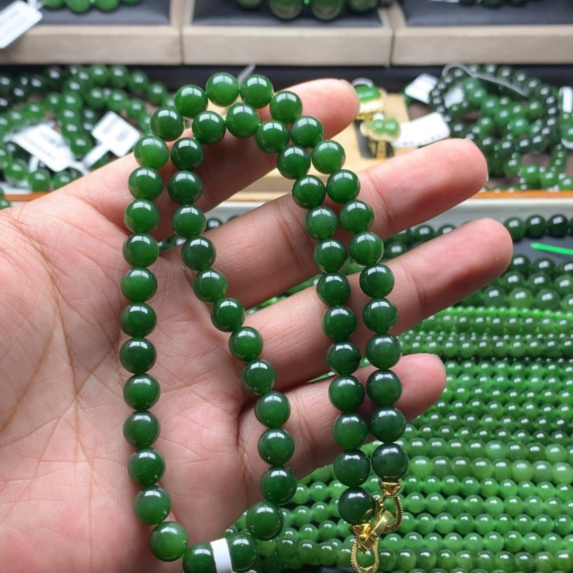 【闪购商品】颈饰未镶嵌和田玉（碧玉）卡8