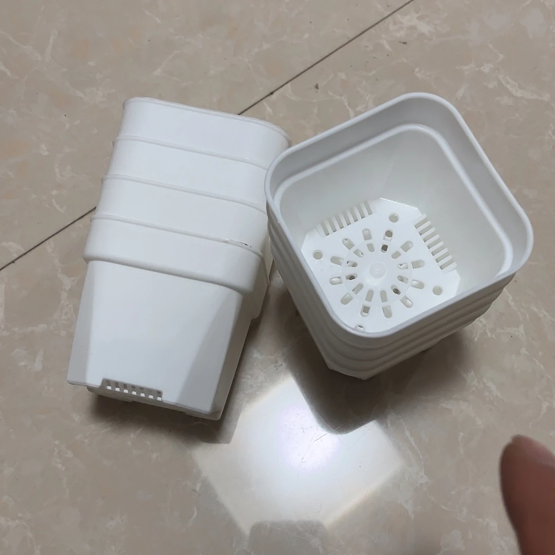 中厚口8高7白盆50个无托