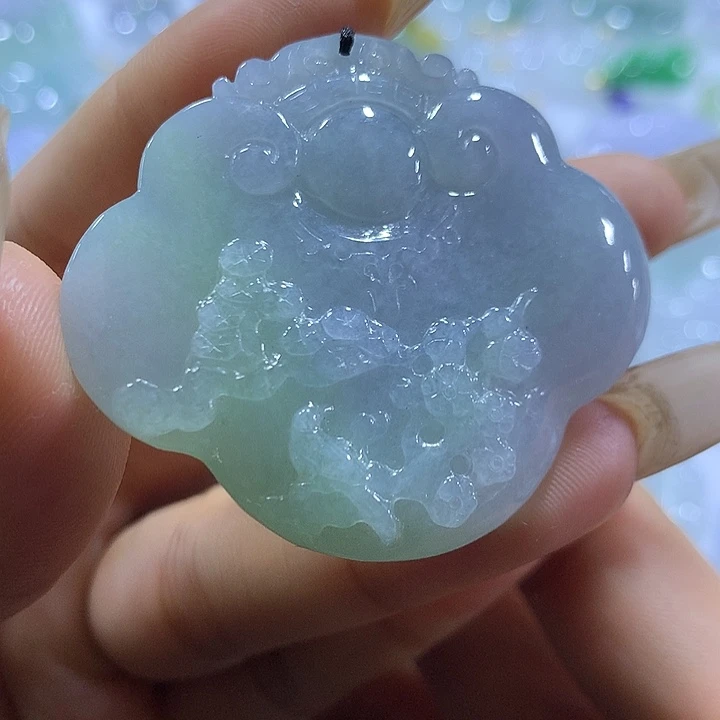 翡翠未镶嵌颈饰天然翡翠A货吊坠