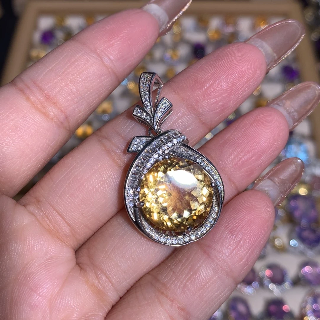 【闪购商品】水晶戒指银S925镶嵌妙*戒指