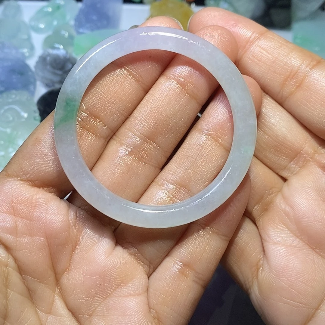 定制翡翠未镶嵌童镯