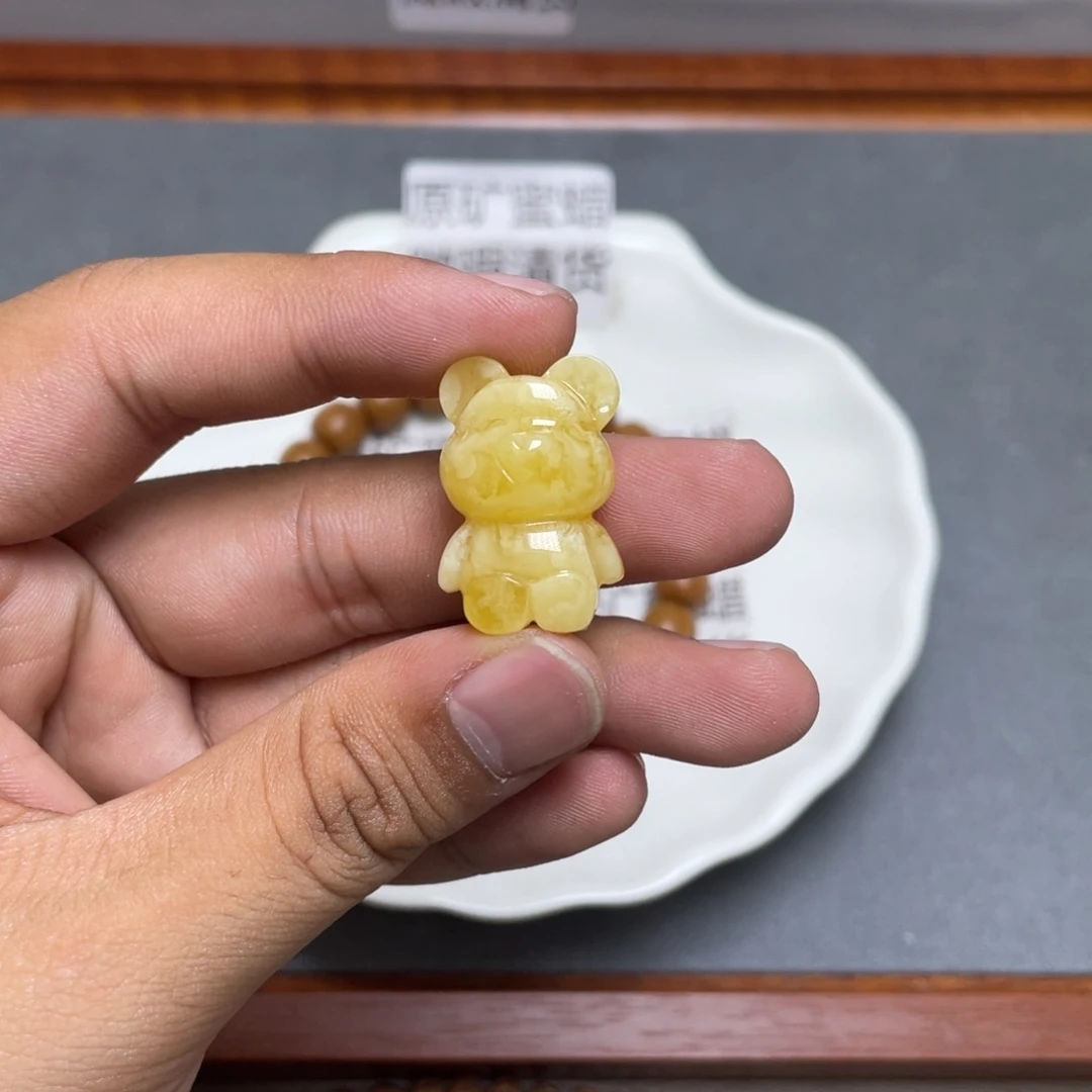 琥珀珠宝奇石未镶嵌囡****大